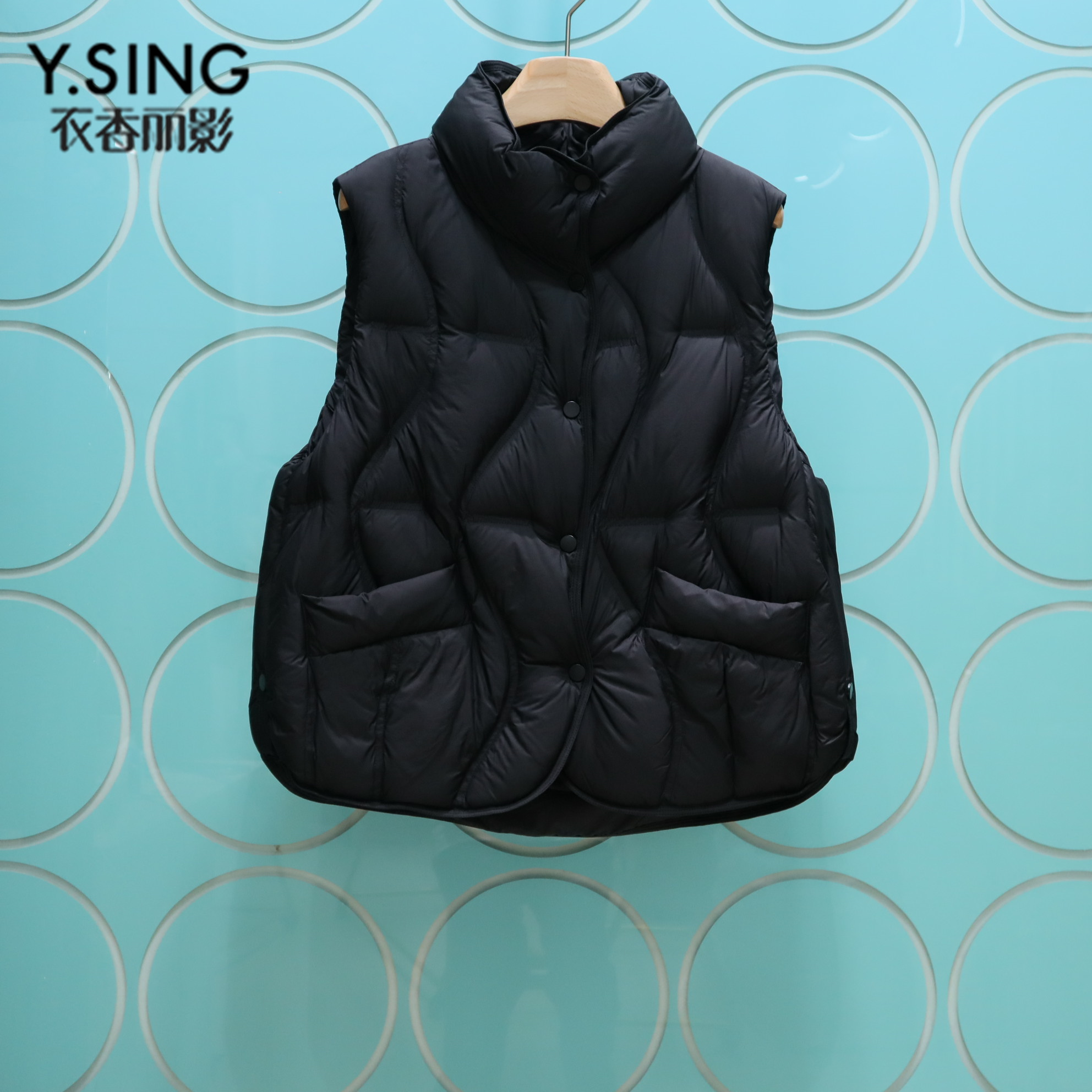 YSING衣香丽影专柜正品2025冬季新款甜美减龄羽绒马夹140937702