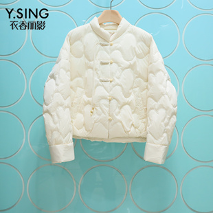 YSING衣香丽影专柜正品2025冬季新款中式绳扣羽绒服外套140937305
