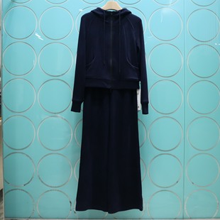 MRER莫乂义 专柜正品春季新款休闲连帽上衣裙子两件套R5CT0624