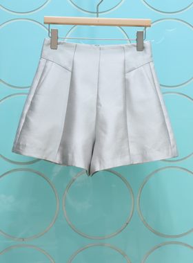 MRER莫乂义 专柜正品夏季新款气质百搭高腰休闲风短裤R4B71512