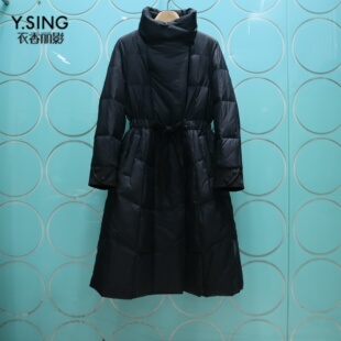 YSING衣香丽影专柜正品2025冬季新款中长薄款羽绒服外套141217509