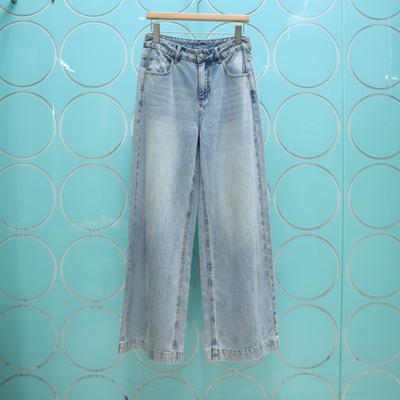 MRER莫乂义 专柜正品春季新款修身显瘦直筒百搭牛仔裤女R5A73285