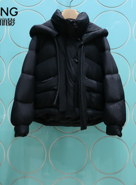 YSING衣香丽影专柜正品2025冬季新款抽绳连帽厚款羽绒服141017313