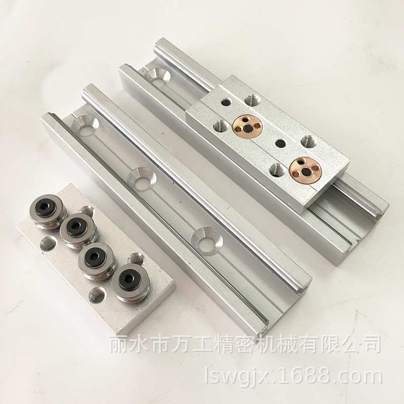 SGR系列 铝合金 内置双轴心滚轮直线导轨 有锁紧手柄