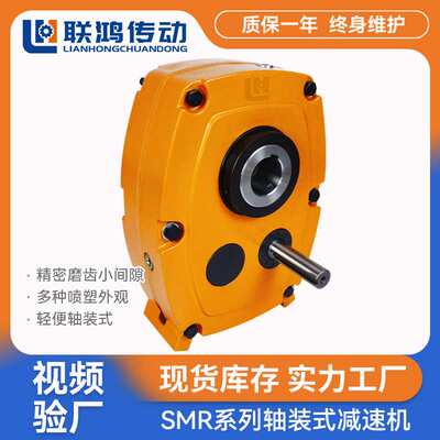 SMR-E50-20轴装式减速机 SLSMR-E55硬齿面空心轴ATA扭力臂减速机