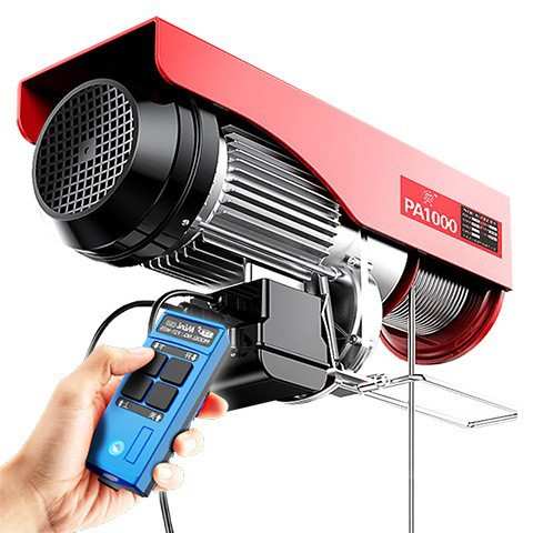 巨达微型电动葫芦家用小型吊机220起重器建筑装修提升机升降吊具