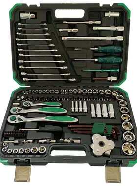 121件套汽修工具套装150件套修车工具套筒全套套筒扳手组合工具