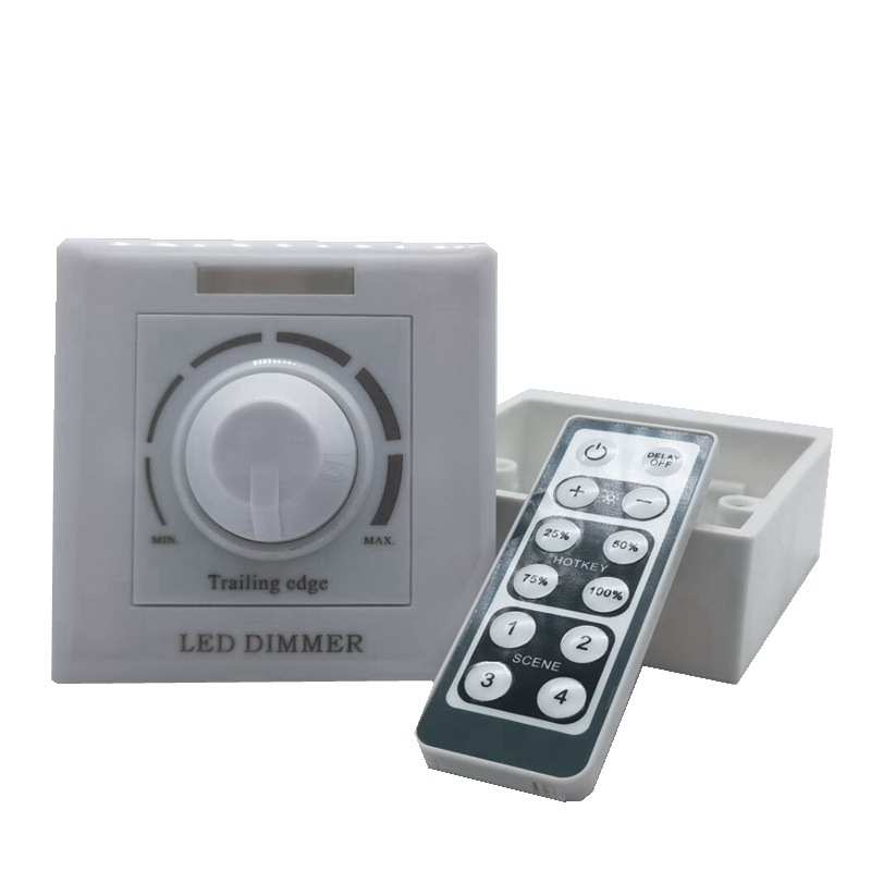 LED后切调光开关 86型调光面板200W400w600w100-240V可控硅调光器