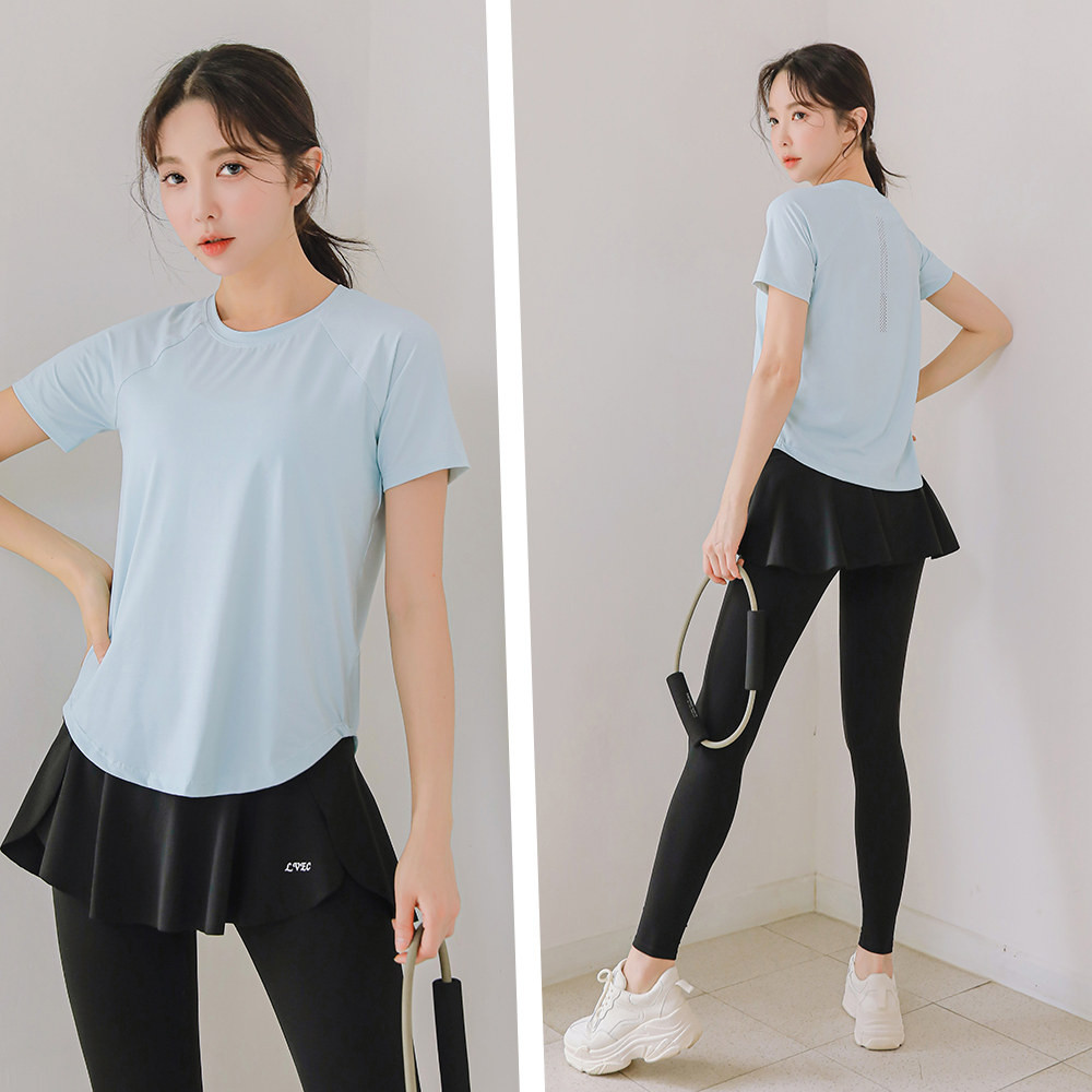 2026新款瑜伽健身服裤裙套装女夏跳操户外晨跑步运动服速干衣高端