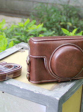 适用索尼ZV1F相机包ZV1M2二代ZVE10L黑卡7皮套可爱5保护壳RX100M6