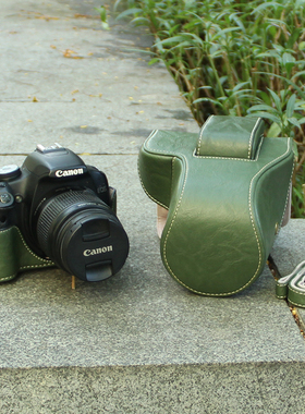 适用佳能90D 850D相机包800D摄影包单反760D 77D700D650D复古皮套