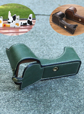 适用索尼A7M4ZVE10微单A7C R2A73保护皮套a9M2底座A6400 51相机包