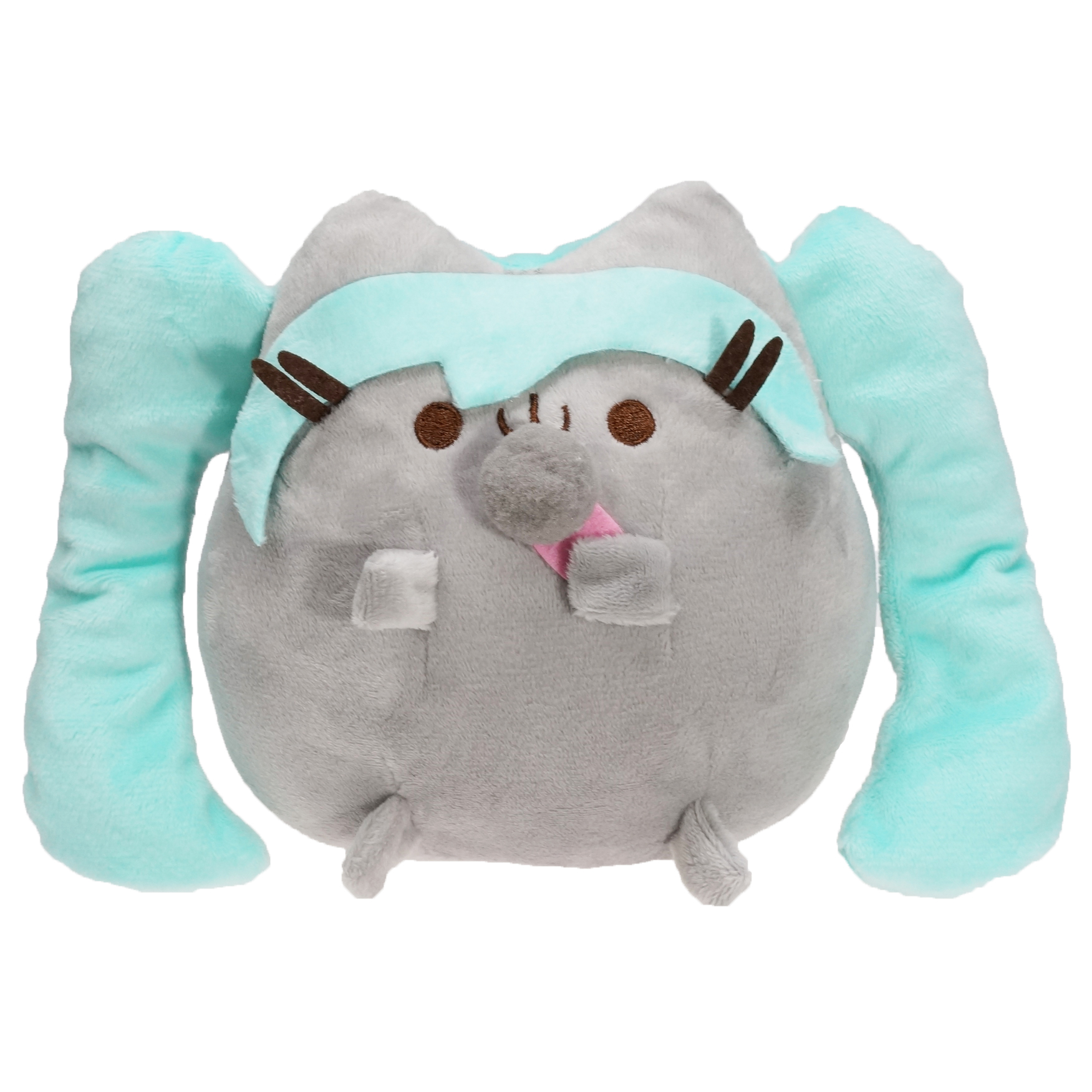 初音未来 胖吉喵 饼干猫表情系列公仔 毛绒玩具卡通娃娃玩偶