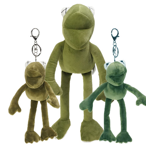 钥匙扣毛绒科米蛙挂件公仔玩偶
