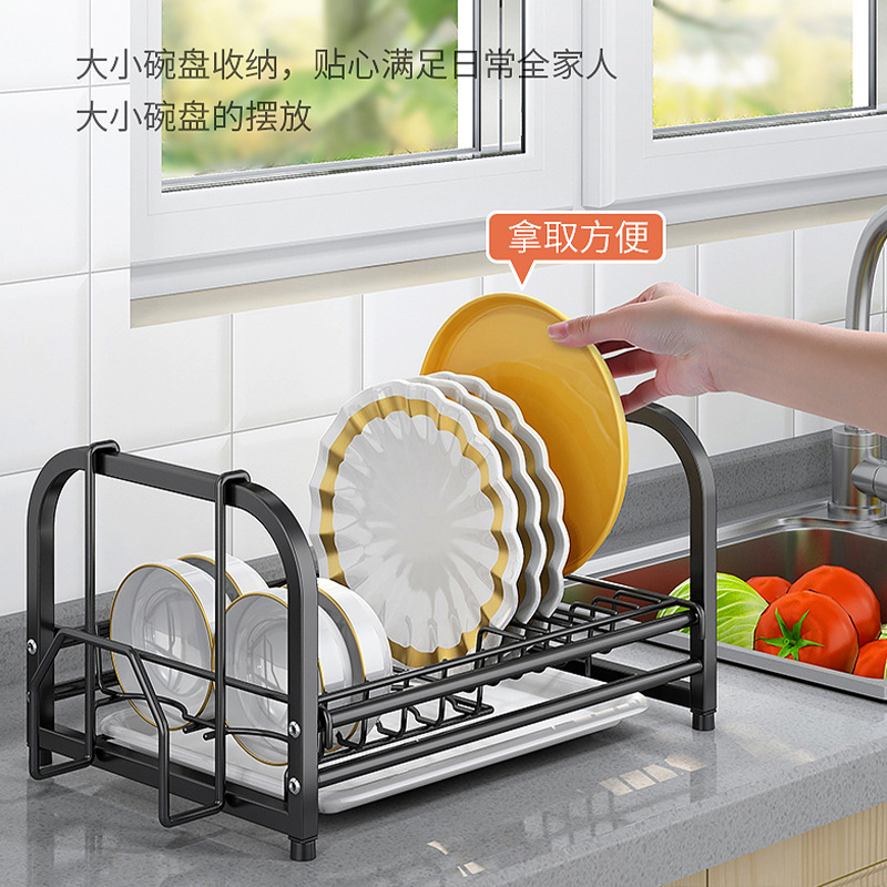 厨房置物架碗碟沥水碗柜刀架筷子