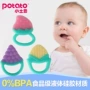 Khoai tây nhỏ bé massage teether mol mol silicone phim hoạt hình bé mọc răng bé cắn đồ chơi thoải mái - Gutta-percha / Toothbrsuh / Kem đánh răng kem đánh răng cho bé của Nhật