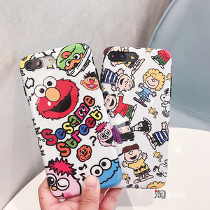 日韩可爱涂鸦苹果手机壳