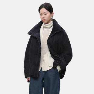 新款 LADY’S 灯芯绒90羽绒服女2025冬季 法式 设计感保暖外套 DIARY