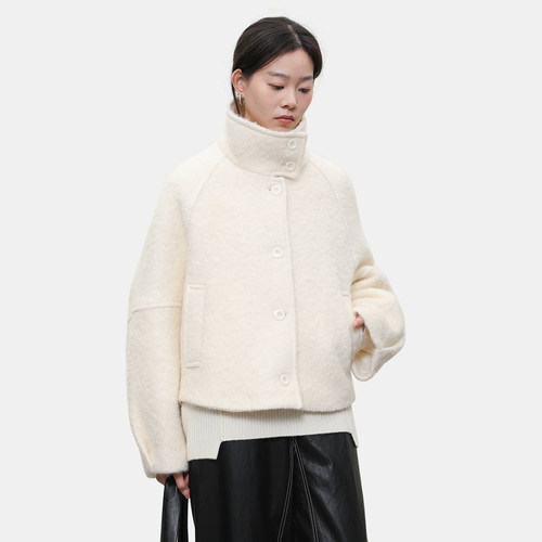 女性日记冬季羊毛呢大衣女气质