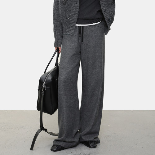 女性日记不挑人显瘦休闲直筒裤