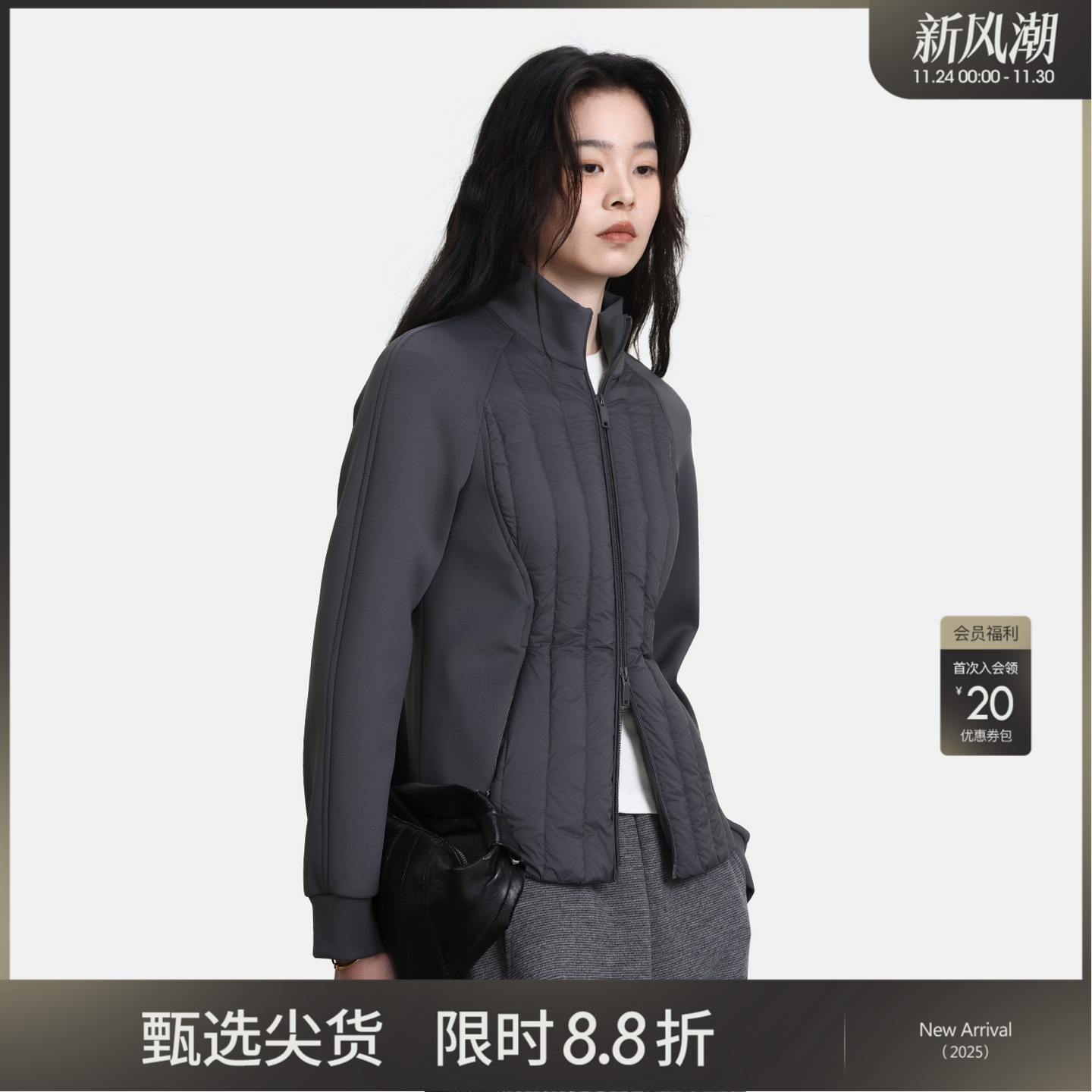 女性日记冬季短款羽绒服保暖外套