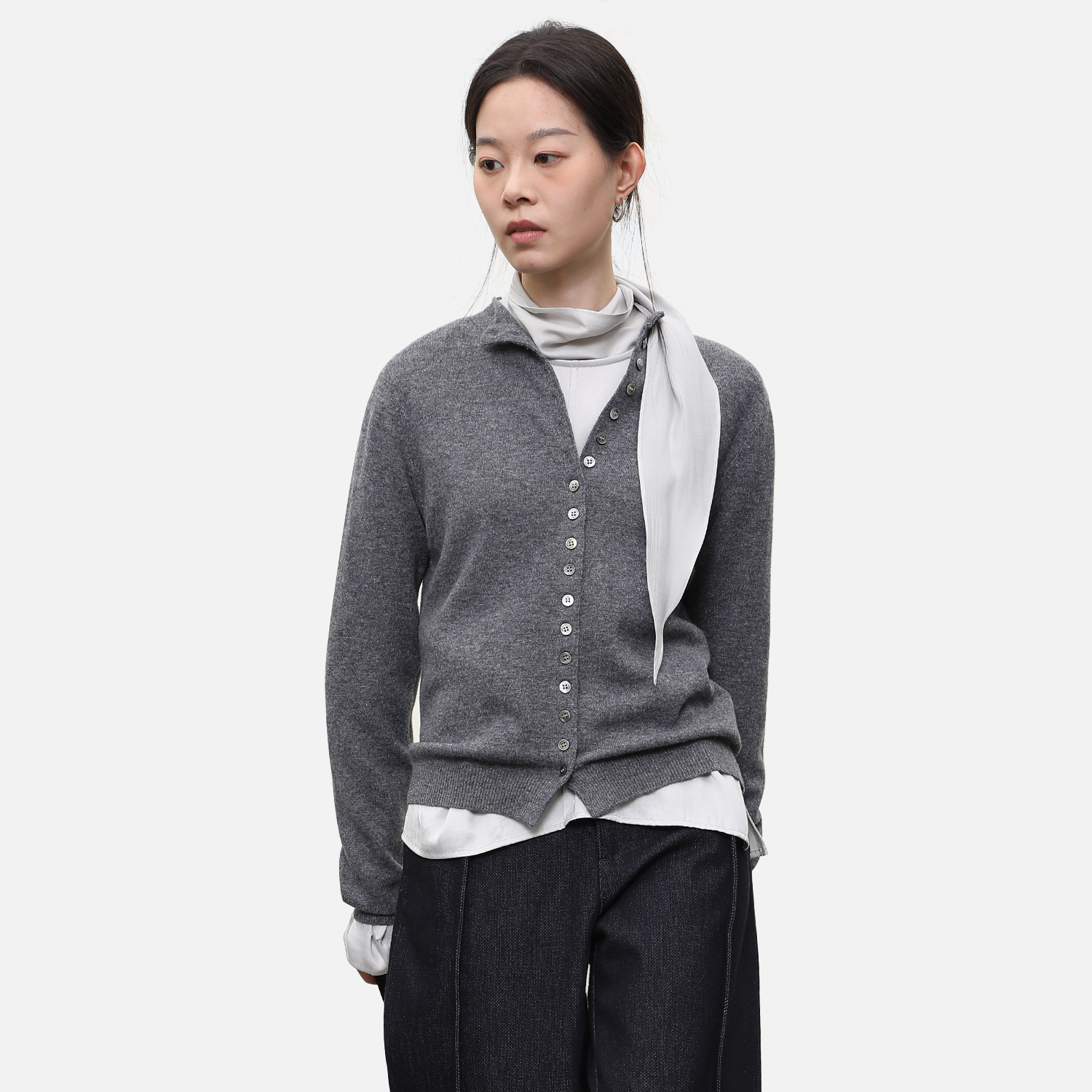 女性日记绵羊毛针织衫女开衫