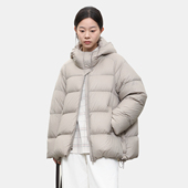 LADY’S 90蓬松白鸭绒羽绒服女连帽加厚保暖外套 新款 DIARY 冬季