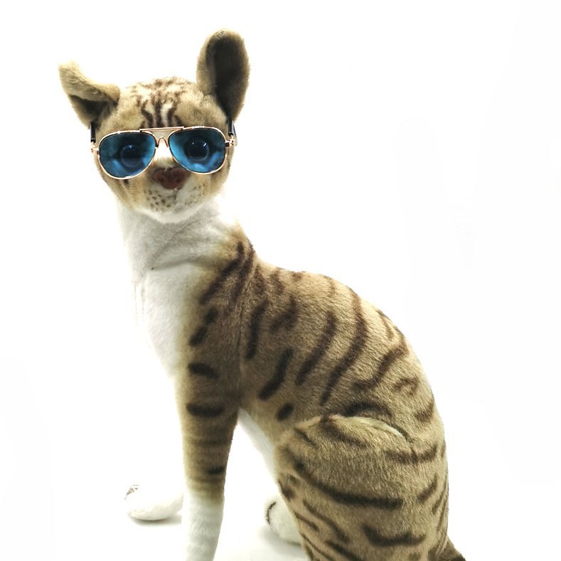 宠物迷你嘻哈太阳镜猫眼镜搞怪时尚耍酷创意新款宠物眼镜个性头饰
