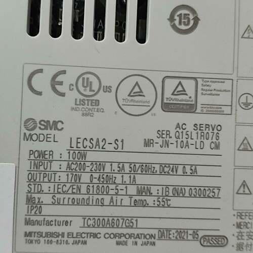 可维修 驱动器LECSA2-S1 200W 220v，议价