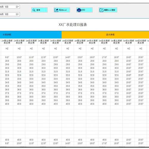 可维修WINCC报表Excel模板带公式议价