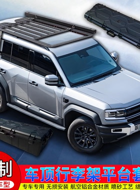 适用唐LDMP方程豹猛龙探险家山海车顶行李架平台侧爬梯小书包套件