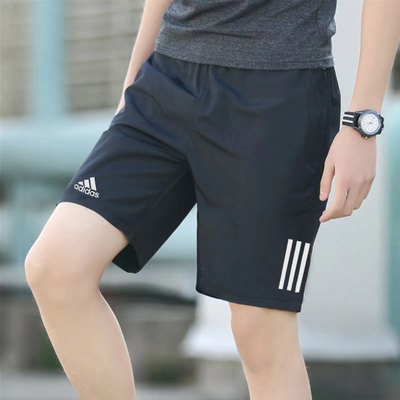 阿迪达斯男士休闲短裤2023夏季新款运动裤跑步健身五分裤GH7672