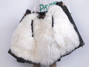 羊毛棉袄男皮毛一体棉衣加绒棉服保暖加厚外套中老年羊皮大衣男款