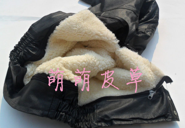 Pantalon cuir homme droit pour hiver - Ref 1480987 Image 4