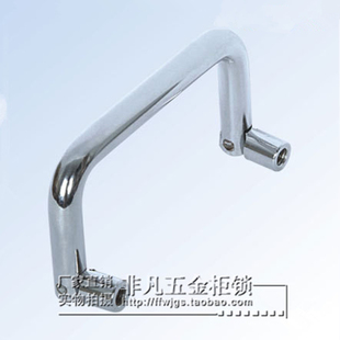 厂家直销 非凡五金柜锁 C1506可折叠锌合金机箱机柜柜橱把手拉手