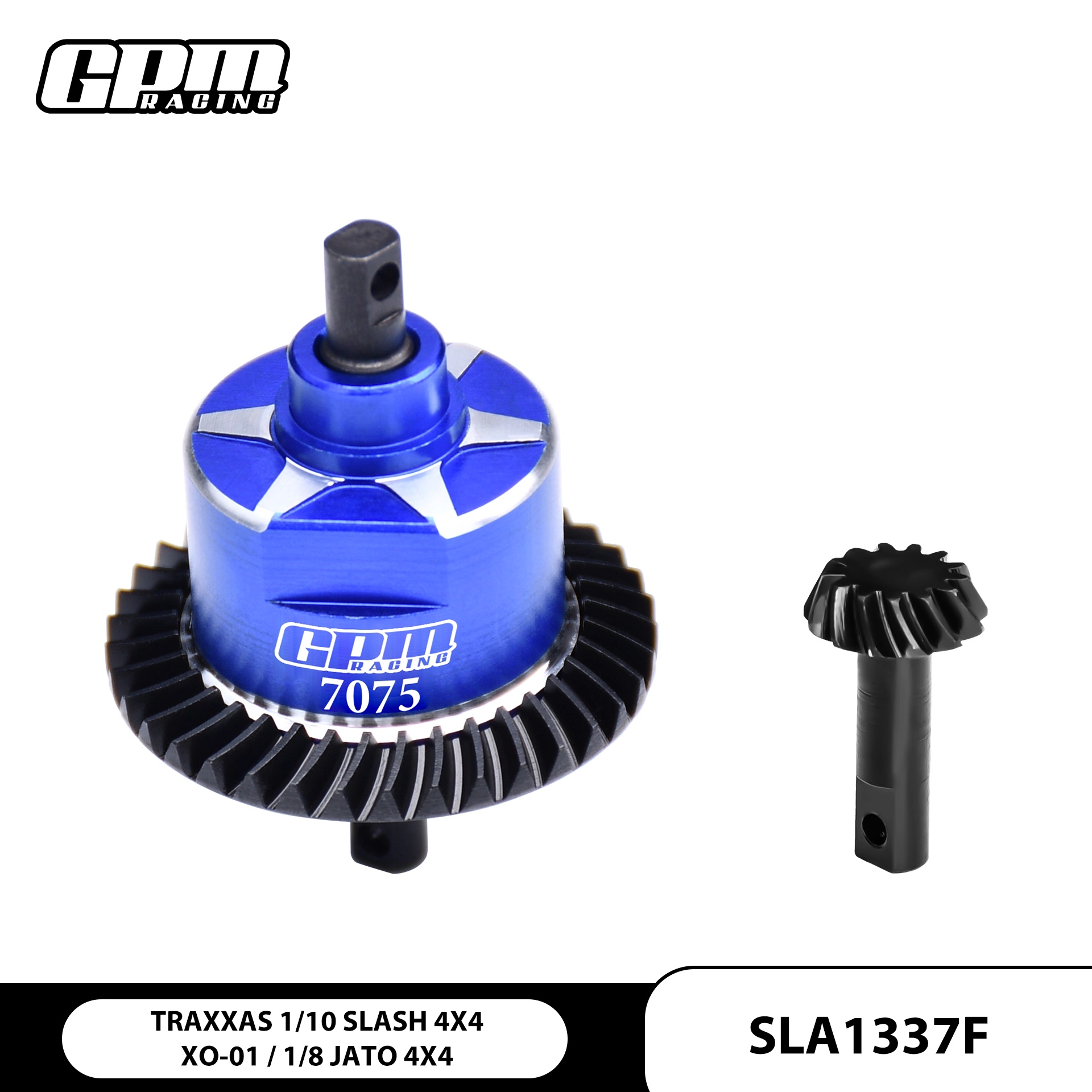 TRAXXAS 1/10 SLASH 4X4 XO-01 Jato 中碳钢+铝7075前差速器组装