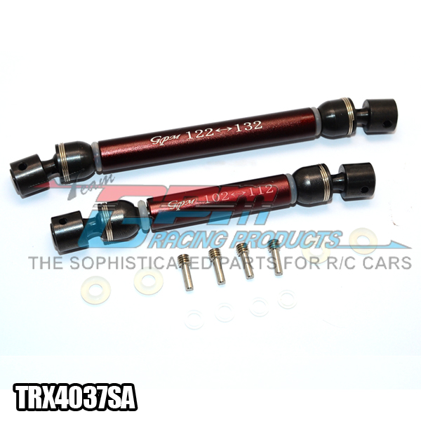 GPM TRAXXAS 82056-4 TRX-4 铝合金筒+45#钢CVD头前后中轴-对