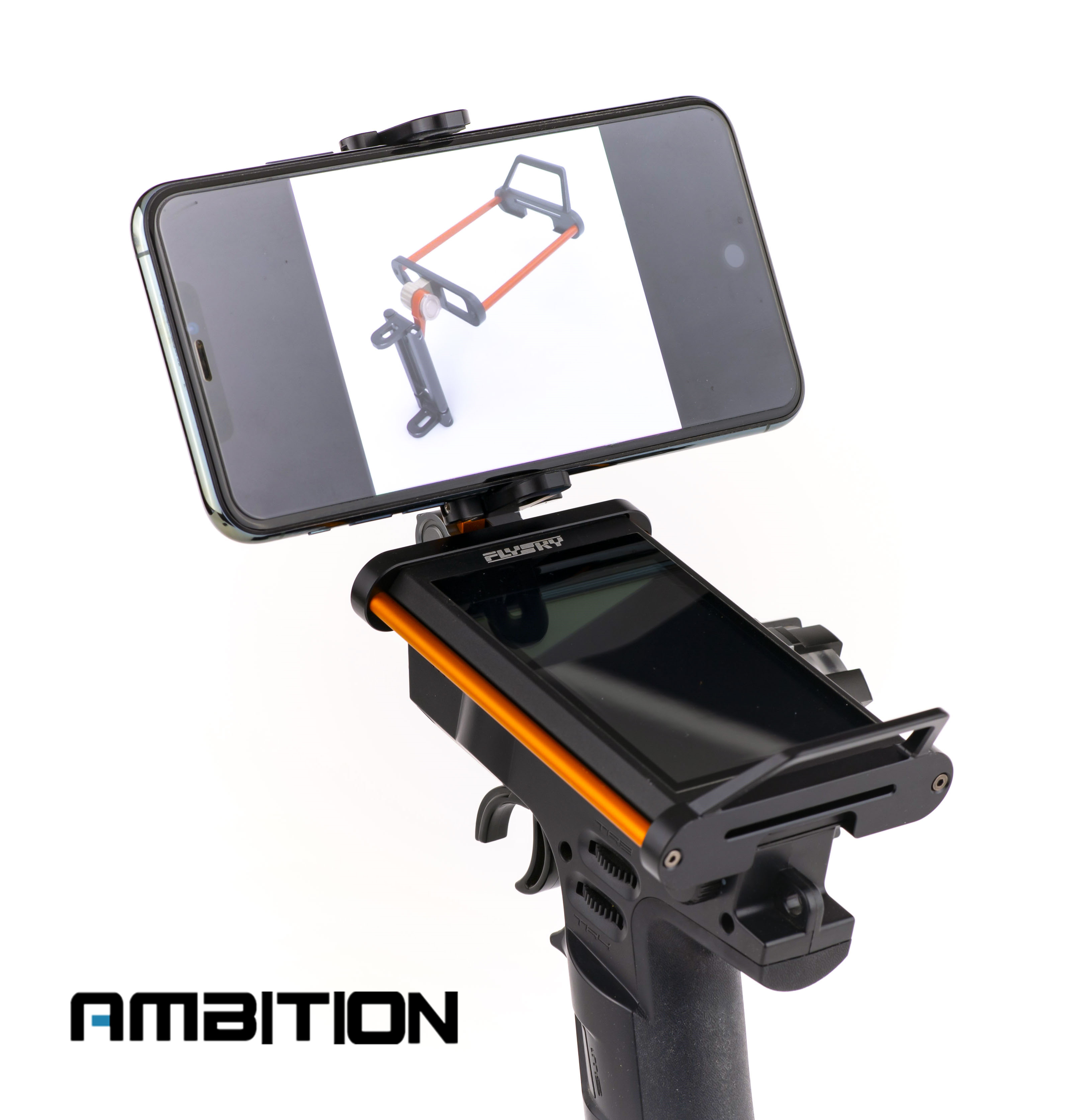 ambition twolf富斯nb4二代金属支架电池保护遥控器改装专用手机