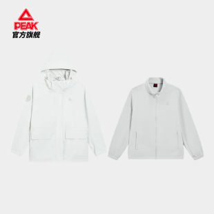 匹克三合一风衣两件套女冬时尚 防风休闲户外连帽运动外套F2254152