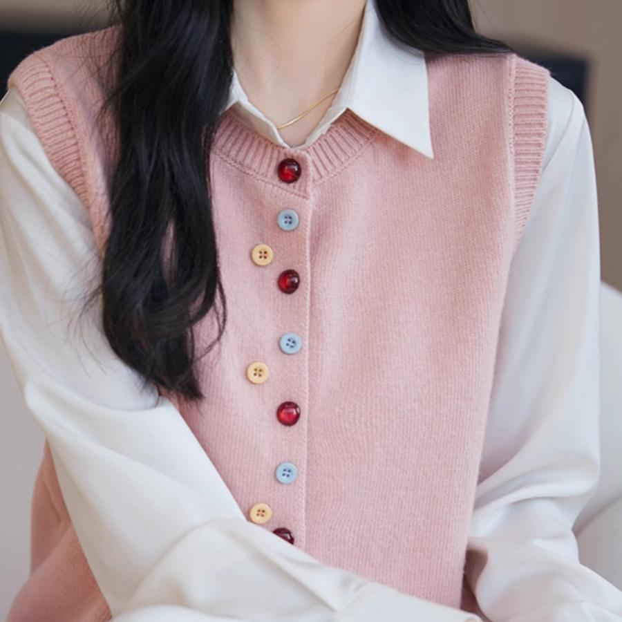 2025春秋新款高级感彩扣