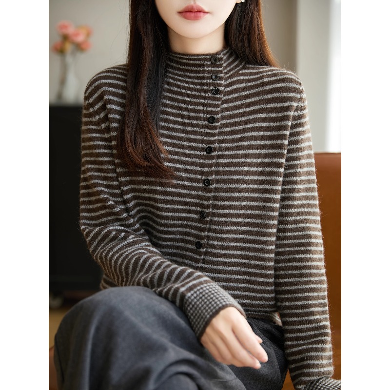 毛衣外套显瘦休闲复古洋气毛衫