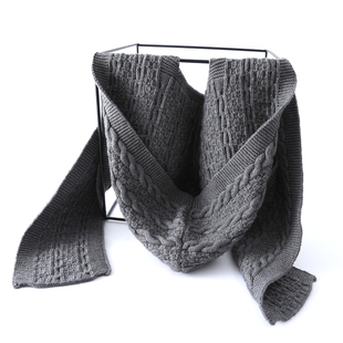 韩国麻花针织帽子披肩女2024秋季新款假领子围巾外搭洋气围脖上衣