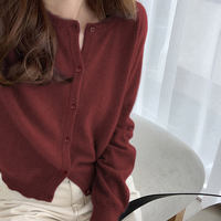 The original export order of Italian women's clothing, thin and light, is being cleared for export to Europe. Cashmere knitted cardigan women's sweater coat thumbnail 5