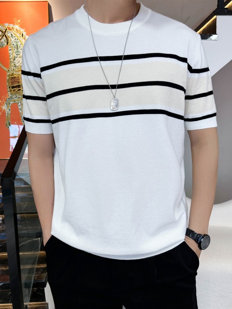 休闲t恤2025新款宽松百搭半袖