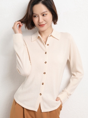 雪菲羊其他单排扣POLO领其他其他