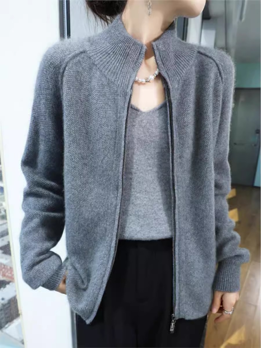 高级感针织开衫女外套