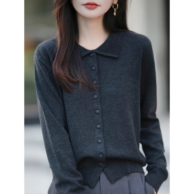 毛衣衬衣开衫女内搭打底衫毛衫