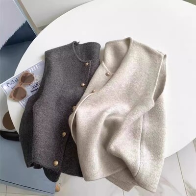 秋冬动感哥弟羊绒针织马甲