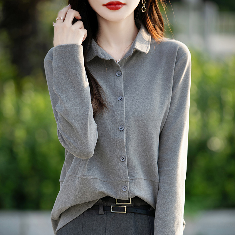 感小众上衣内搭打底保暖衬衣