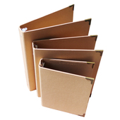 热销牛皮纸DIY手工成长记录活页相册夹A4B5A5手绘纪念样品册外壳